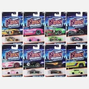 Hot Wheels Neon Speeders Mix 2 HLH72 - 979E  1 SET 8 ARABA