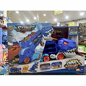 DINO TRUCK 2 IN 1 ARABA YUTAN KATLANABİLEN Ultimate T-Rex Tır