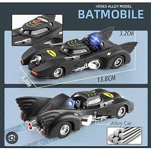 Sesli Işıklı Batman Arabası Batmobile Araba Metal Bat Mobil Metal Işıklı Sesli Oyuncak