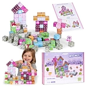 113 Parça Manyetik Küpler Magnivity Building Cubes Manyetik Bloklar