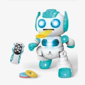Uzaktan Kumandalı Disk Atan Robot Müzikli Işıklı Disk Atan Robot Mavi Renk